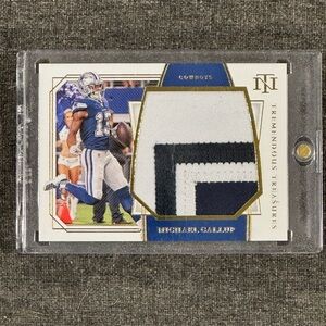 2019 Michael Gallup Tremendous Treasures Jumbo Patch /25 National Treasures